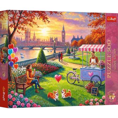 Puzzle 500 Romantyczny Londyn Premium Plus Quality 1