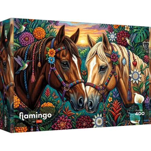 Puzzle 400 Kwiecisty galop 1