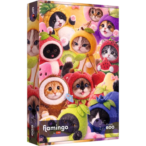 Puzzle 600 Owocowe kotki 1