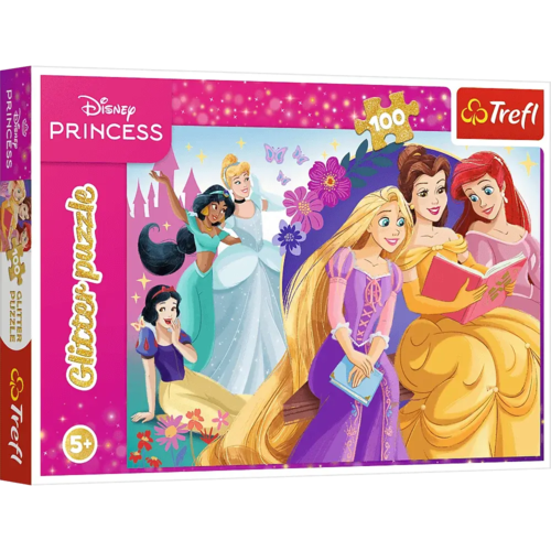 Puzzle Glitter Księżniczki Disney`a Blask magii i przyjaźni 1