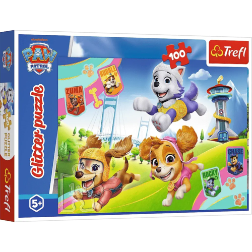 Puzzle Glitter Psi Patrol Błyszczące Psiaki 1