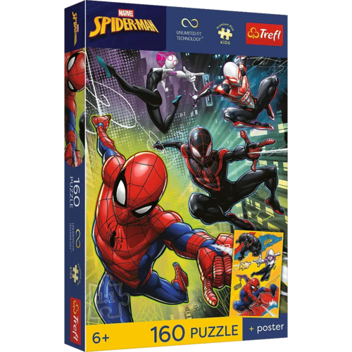 Puzzle 160 Spider Man Pajęcze Sprawy 1