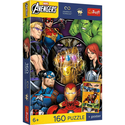 Puzzle 160 Avengers Bohater Dnia 1