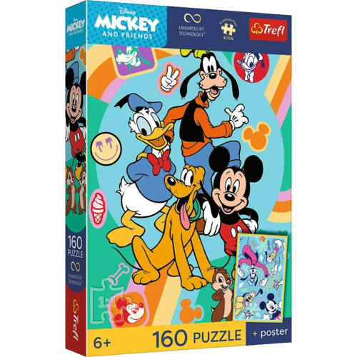 Puzzle 160 Myszka Mickey Mysia Godzina 1