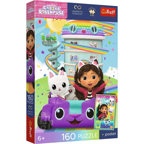 Puzzle 160 Koci Domek Gabby Piękna Gabby 1