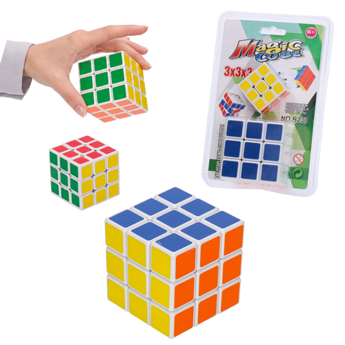 Układanka logiczna MAGICZNA KOSTKA 2w1 1
