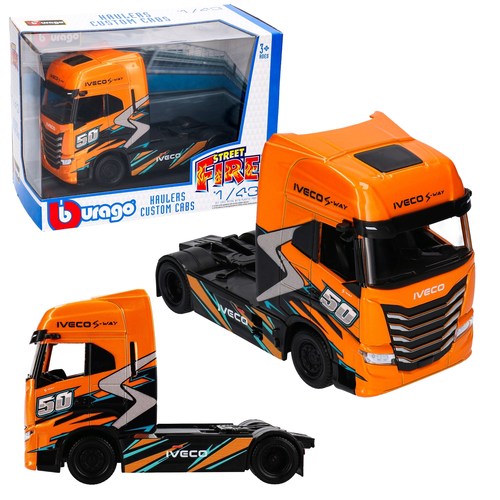 Auto TIR IVECO S-WAY ciągnik siodłowy model metalowy 1:43 1