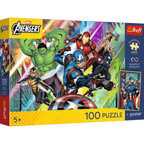 Puzzle 100 Avengers Potęga i moc 1