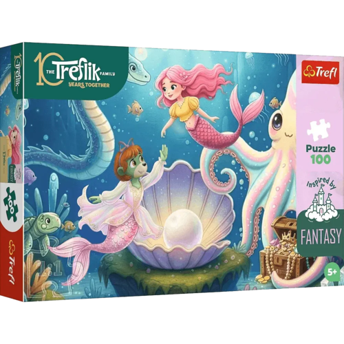 Puzzle 100 Rodzina Treflików W krainie syrenek 1