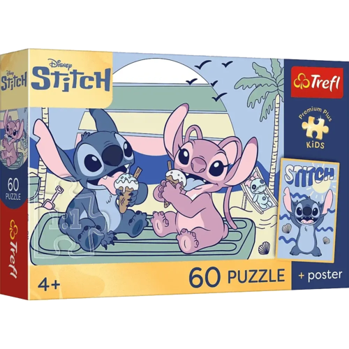 Puzzle 60 Lilo & Stitch Zabawa ze Stitchem 1