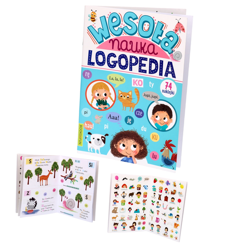 Książka LOGOPEDIA wesoła nauka - zeszyt zadań 1