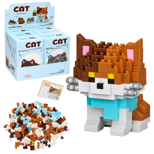 Mini klocki KOTKI 6 wzorów 1