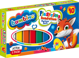 Plastelina BAMBINO 10 kolorów 1