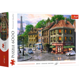 Puzzle 6000 Uliczka Paryża FRANCJA 1