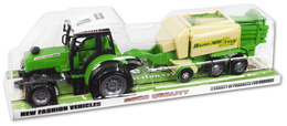 Traktor z przyczepą PRASA KOSTUJĄCA 1