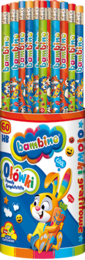 Ołówek grafitowy z gumką BAMBINO 1