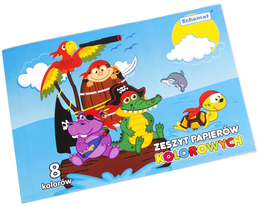 Zeszyt 8k papierów kolorowych 1