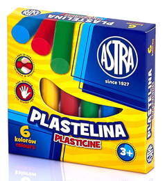 Plastelina  6 kolorów ASTRA 1