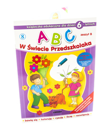 Książeczka edukacyjna ABC e Świecie Przedszkolaka dla dzieci 6-letnich, zeszyt B 1