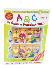 Książeczka edukacyjna ABC w Świecie Przedszkolaka dla dzieci 4-letnich, zeszyt B 1
