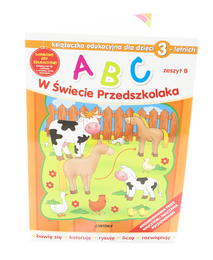 Książeczka edukacyjna ABC w Świecie Przedszkolaka dla dzieci 3-letnich, zeszyt B 1