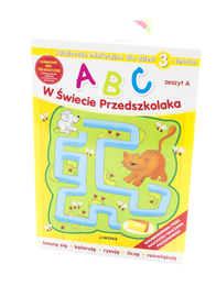 Książeczka edukacyjna ABC w Świecie Przedszkolaka dla dzieci 3-letnich, zeszyt A 1