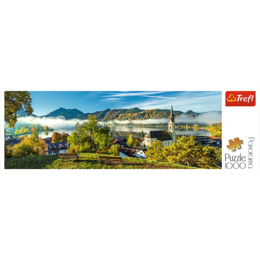 Puzzle 1000 PANORAMA Nad jeziorem Schliersee 1
