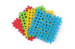 Klocki WAFLE MINI podstawa 4szt 1