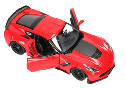 Auto CHEVROLET CORVETTE Z06 2017 model metalowy WELLY 1