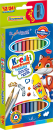 Kredki 12szt / 24 kol dwustronne Bambino 1