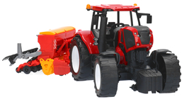 Duży traktor z siewnikiem  1