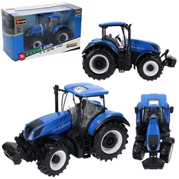 Traktor New Holland Burago model metalowy 1