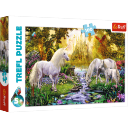Puzzle 100 JEDNOROŻEC  Sekretny ogród 1