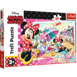 PUZZLE 24 Maxi Minnie  Wakacje Minnie 1