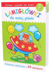 Książeczka edukacyjna  ŁAMIGŁÓWKI dla małej główki - 3 LATA 1