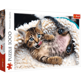 Puzzle 1000 Wesoły kotek 1