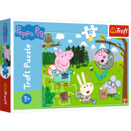 Puzzle 30 ŚWINKA PEPPA  Leśna wyprawa 1