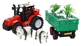 Traktor z przyczepą i zwierzątkami 1