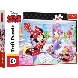 Puzzle 160 Dzień z przyjaciółką Minnie MYSZKA MINNIE 1