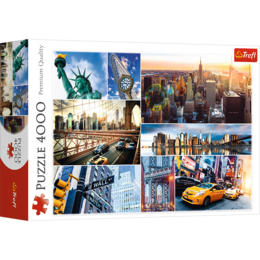 Puzzle 4000 Nowy Jork - kolaż 1