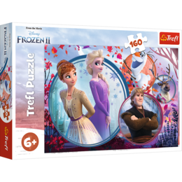 Puzzle 160 Siostrzana przygoda Frozen 1