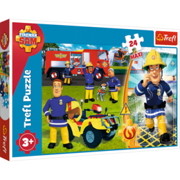 Puzzle 24 Maxi, Strażak Sam 1
